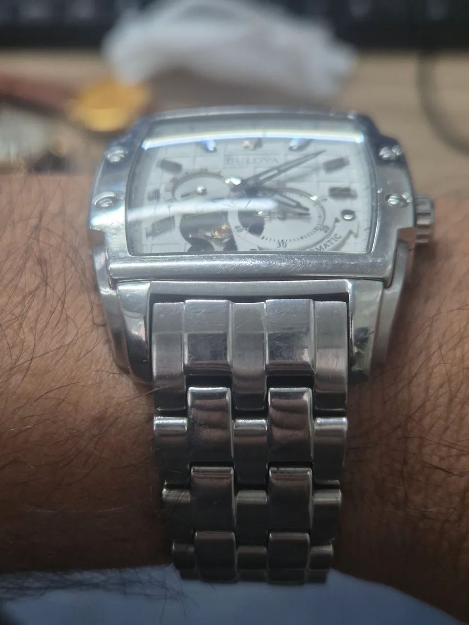 Relógio BULOVA AUTOMATIC  96A122   -   ÓTIMO ESTADO - Foto 4