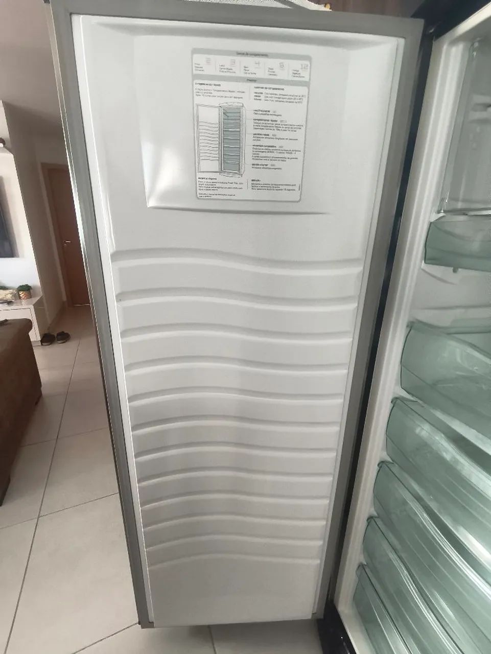 Freezer Brastemp elétrico 260 inox - Foto 5