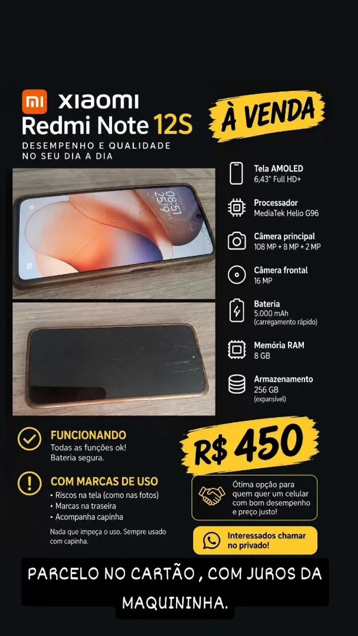 Xiaomi redmi note 12s