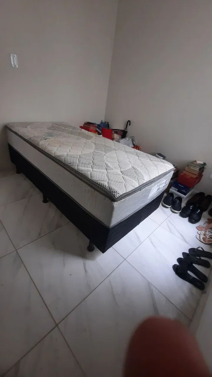 Vendo cama box de solteiro - Foto 2