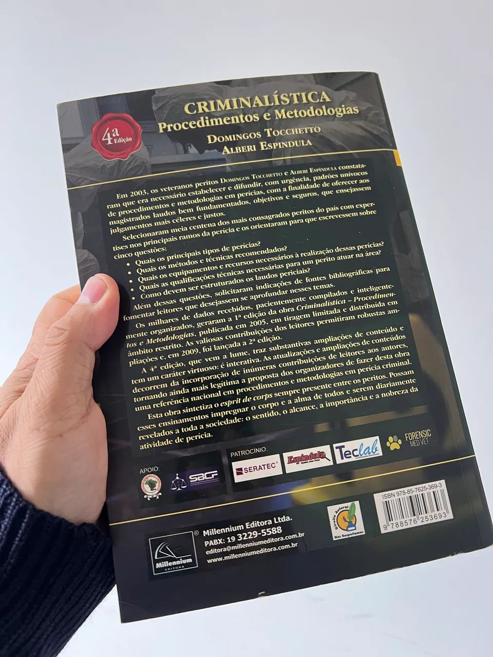 Criminalística - Procedimentos e Metodologias 4ª Edição - Tocchetto / Espíndula - Foto 4