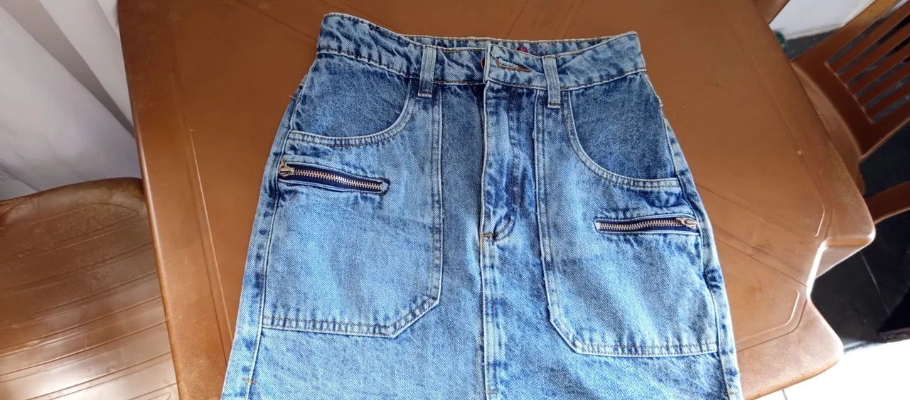 Saia jeans nova 