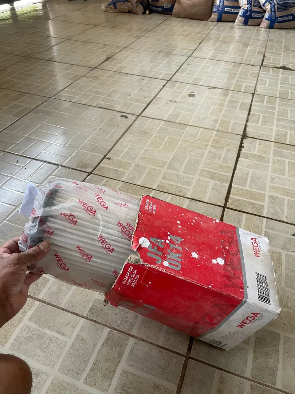 Filtro de ar WEGA ORIGINAL para KIA BONGO - Foto 2