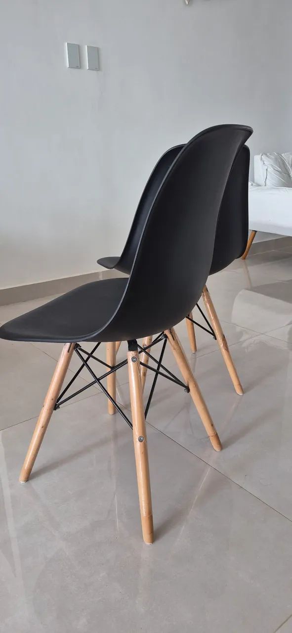 Vendo Cadeiras Modernas Charles Eames Eiffel - Foto 2