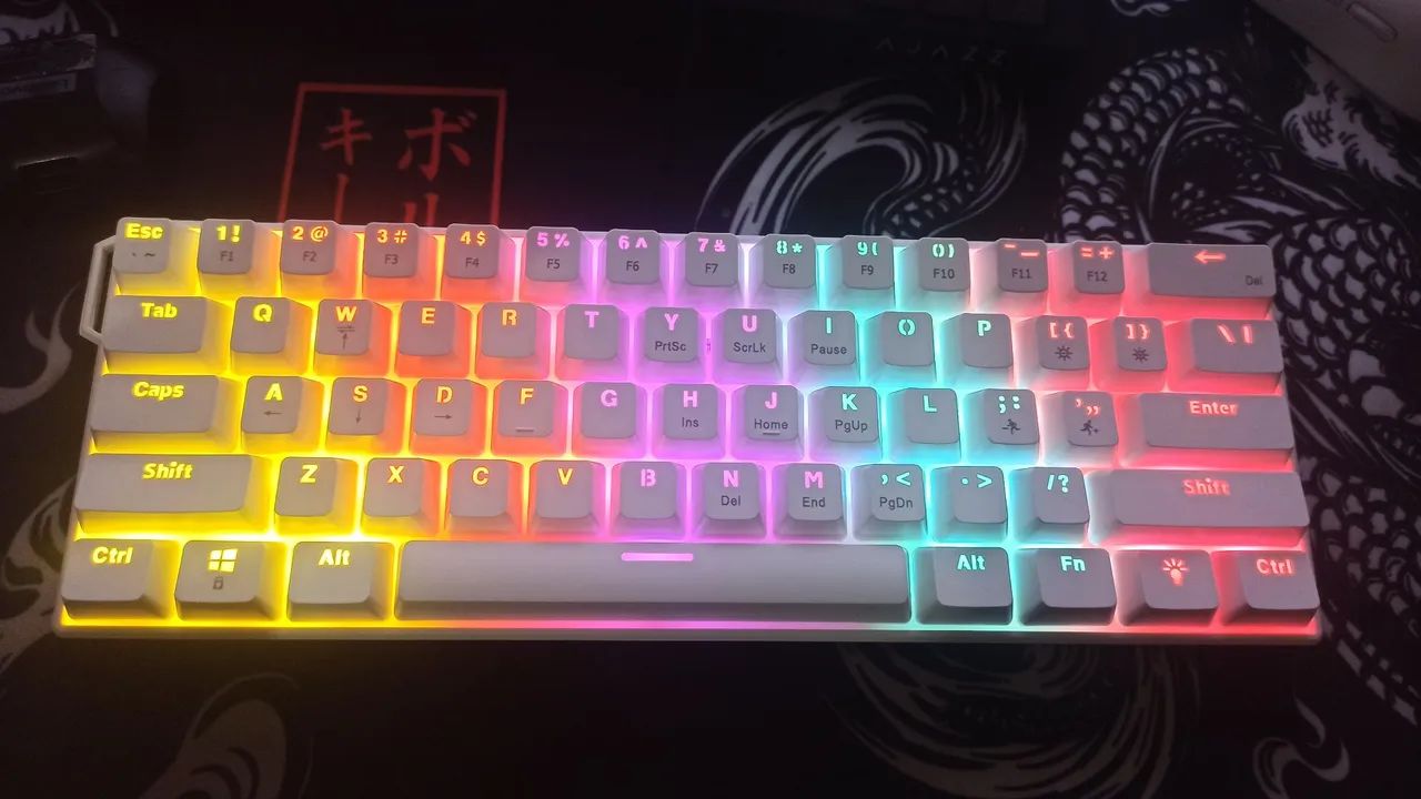 Teclado mecânico rgb Ajazz Nk61 Nacodex 60% - Periféricos e