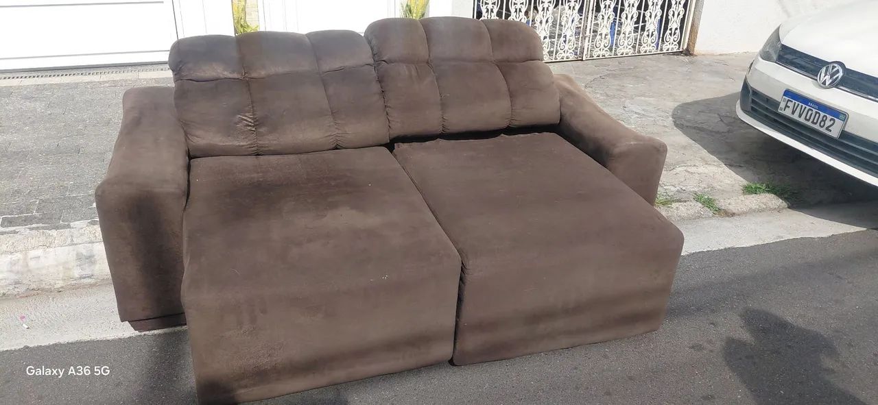 Sofá cama em bom estado sou da zn lauzane paulista sp capital  - Foto 4