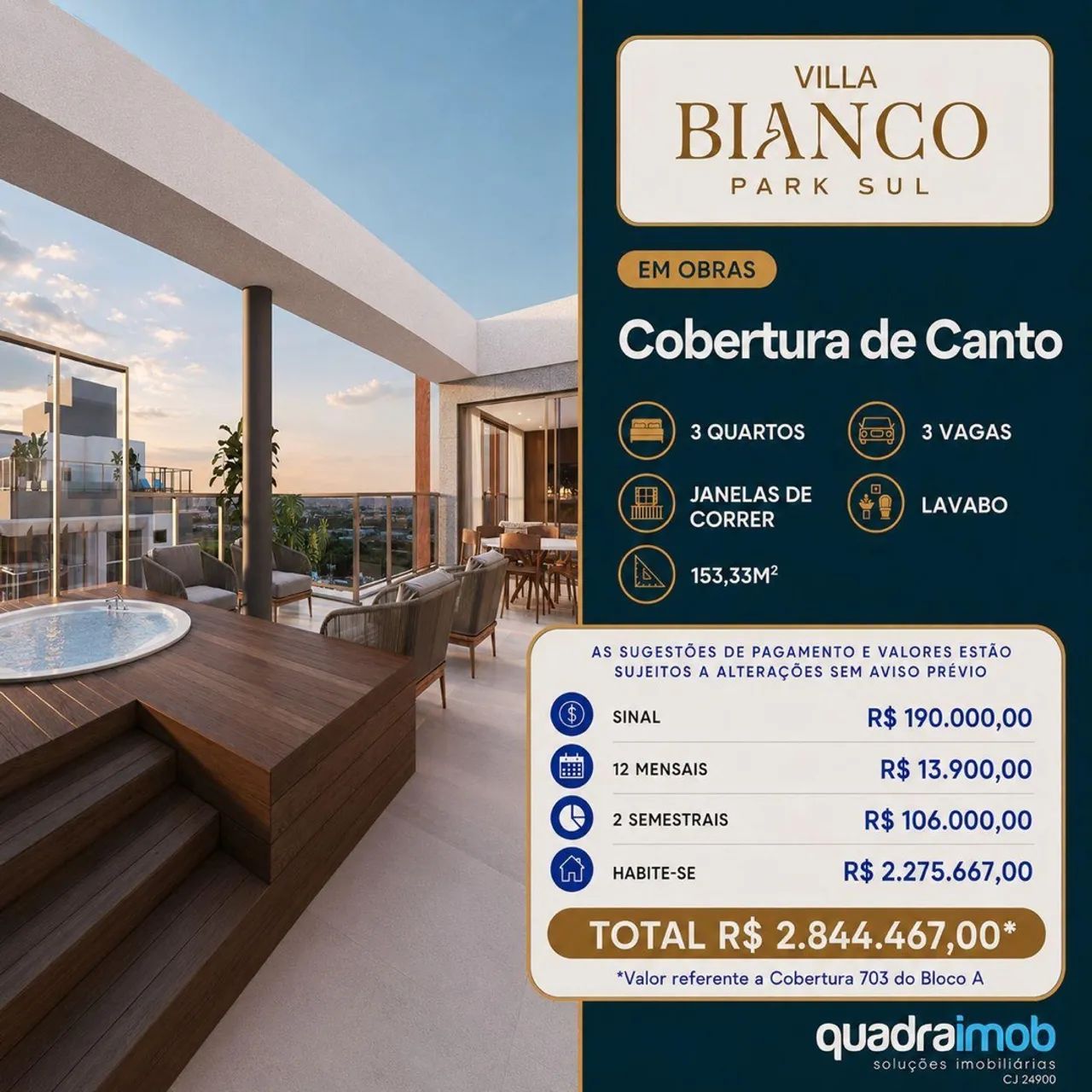 VILLA BIANCO UNIDADES DISPONÍVEIS 