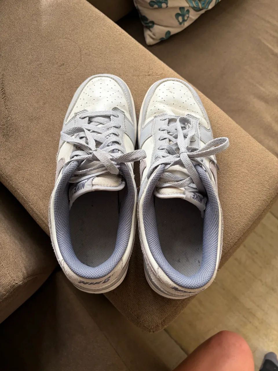 Nike Dunk Low Cinza/Branco Original - Ótimo Estado - Foto 5