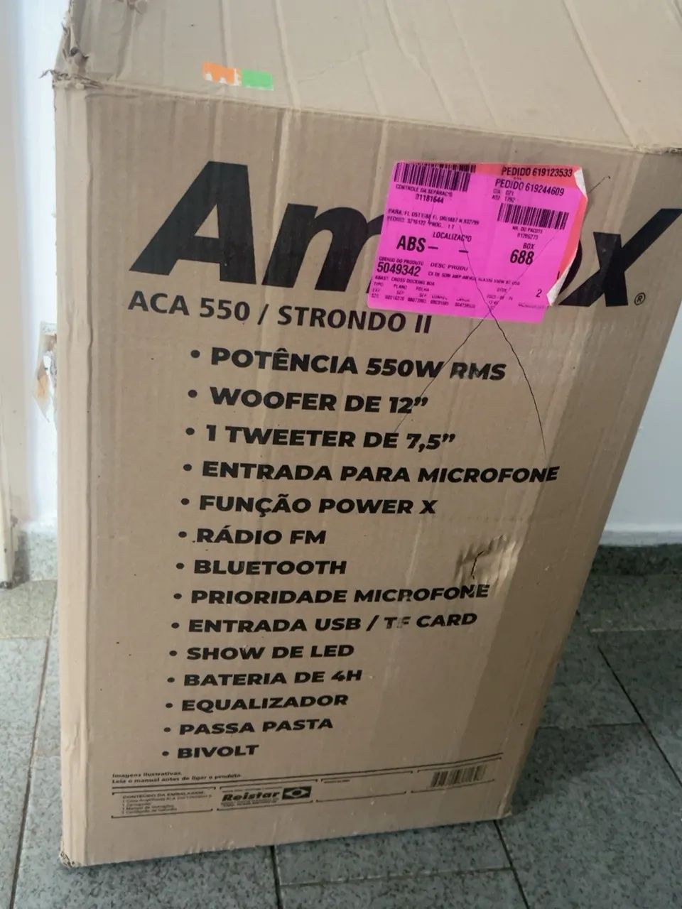 Caixa Amplificada ACA 550 STRONDO II - Foto 3