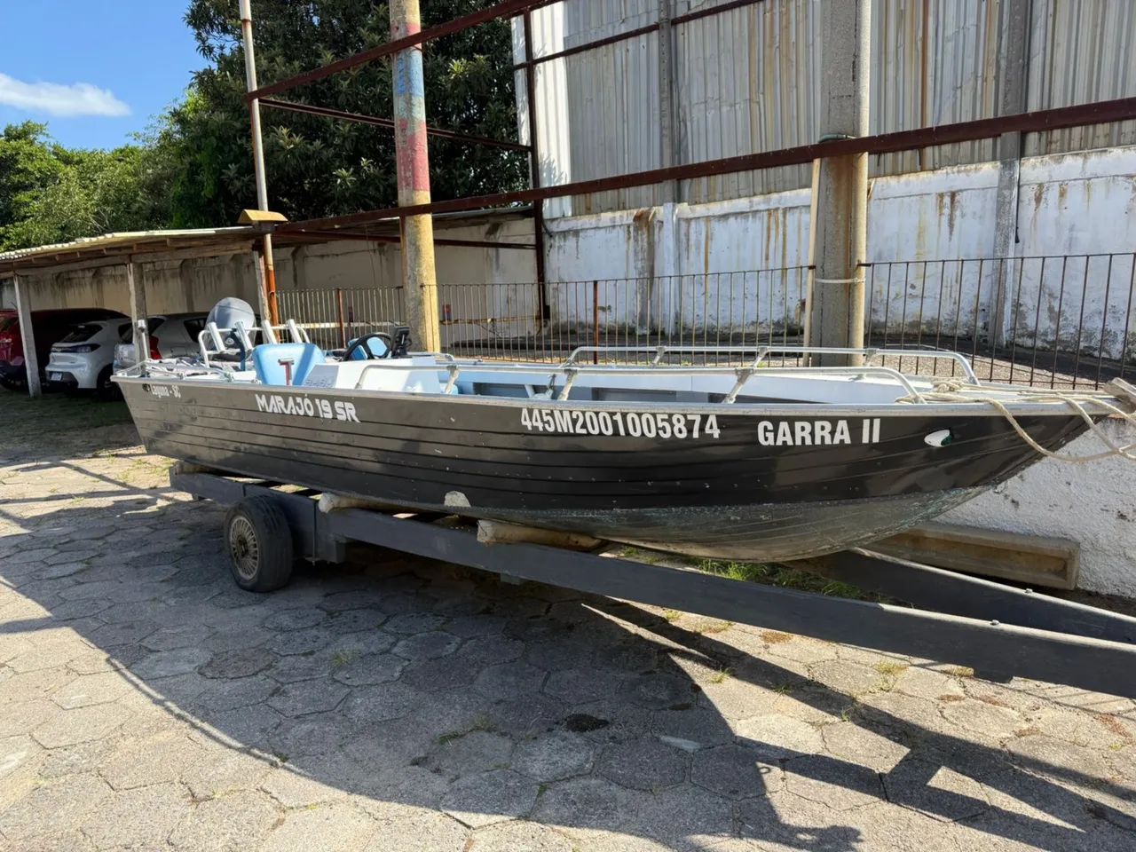 Lancha acompanhada de motor de 60 yamaha  - Foto 2