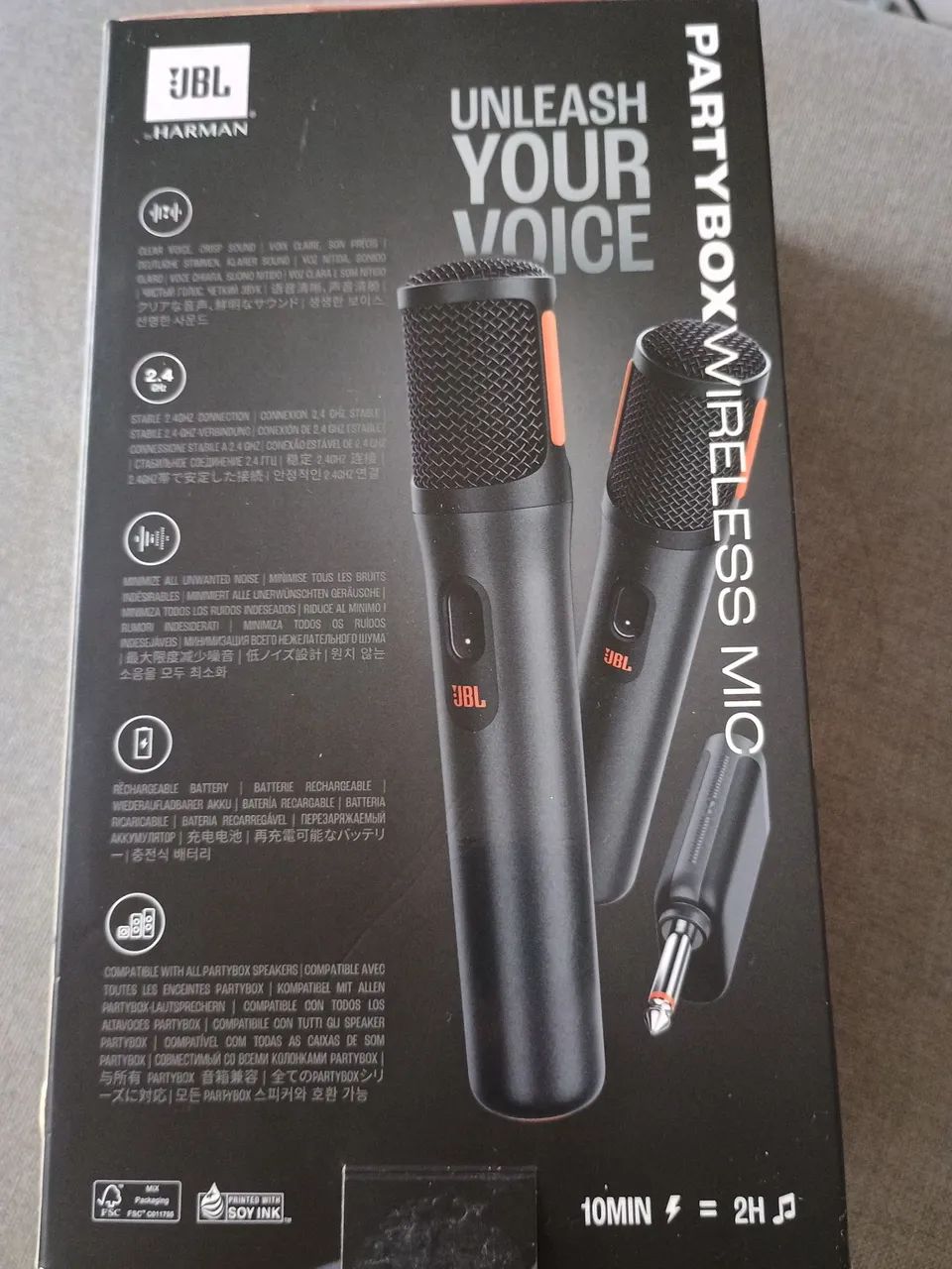 Microfone duplo JBL 403953793075793922