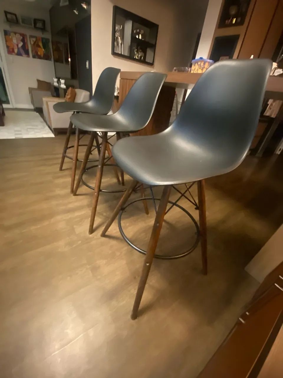 Conjunto 3 Banquetas altas  - Foto 3