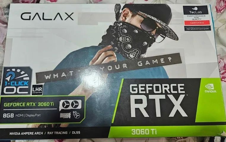 Vendo RTX 3060TI zerada impecavel com nota