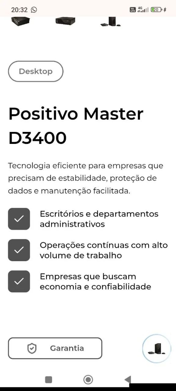 Positivo Master D3400<br>Tecnologia - Foto 4