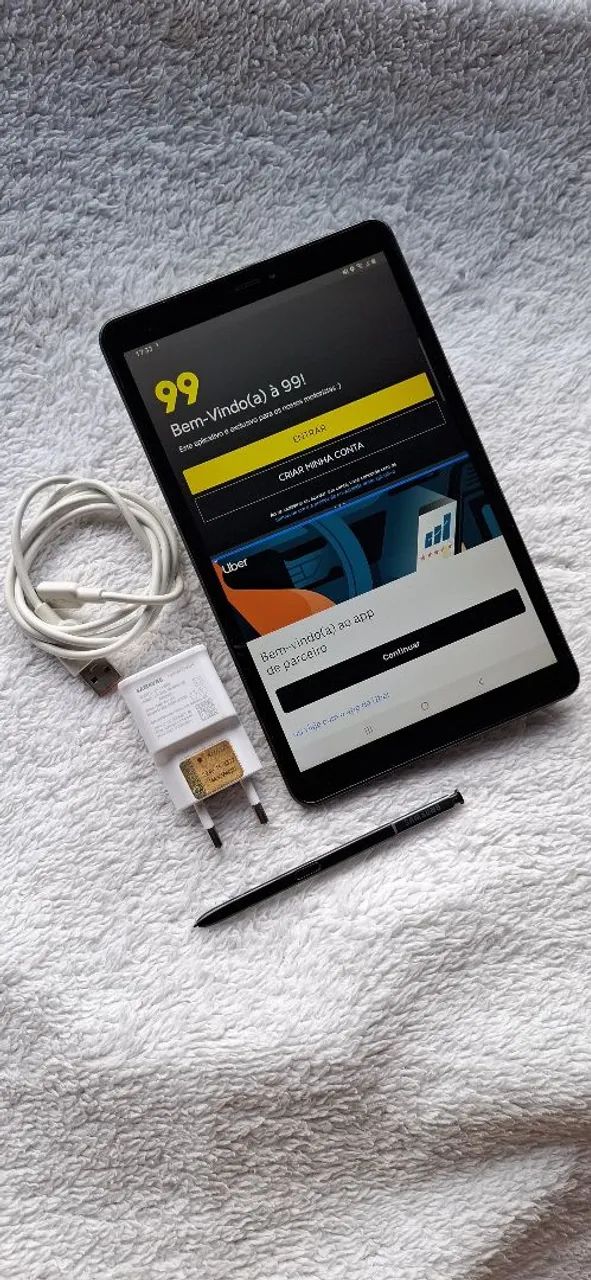 Tablet Samsung Tab A Com Caneta S Pen 8 polegadas Pega chip faz ligacao 32Gbs - Foto 5