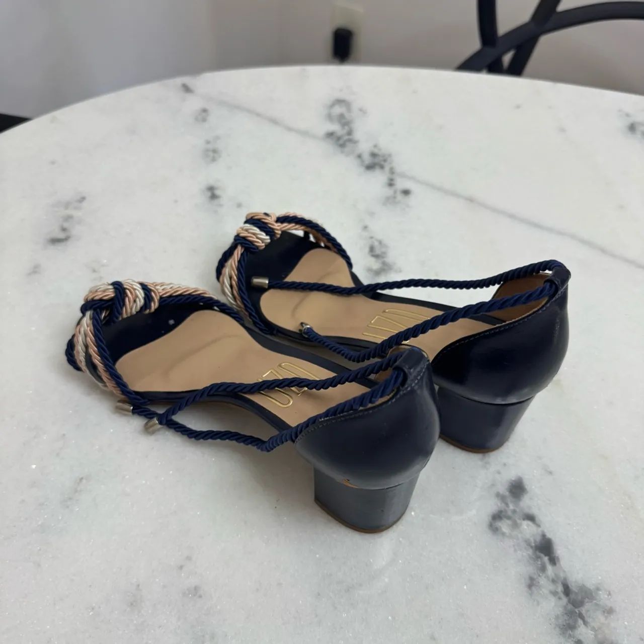 Sandália Uza azul 37 - Foto 3