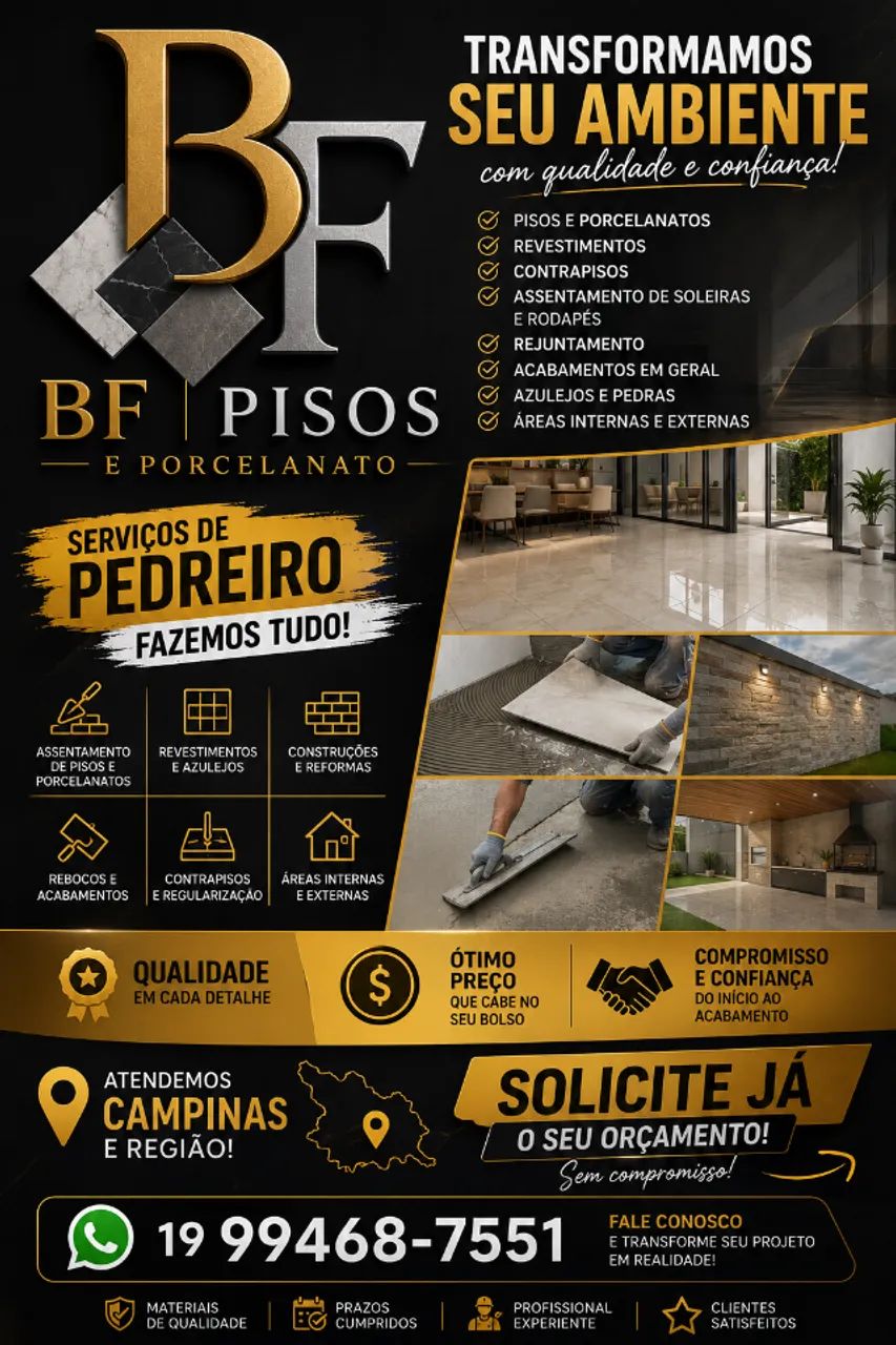 Pedreiro e serviços de construção 