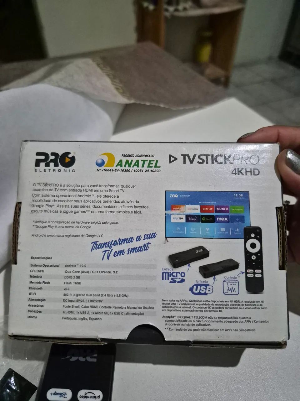Conversor para TV Smart, novo, com nota fiscal.  - Foto 2