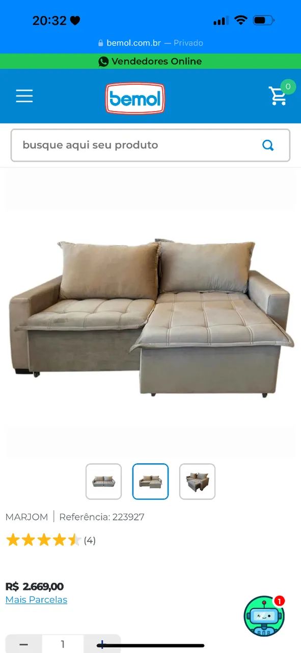 Sofá retrátil  - Foto 4