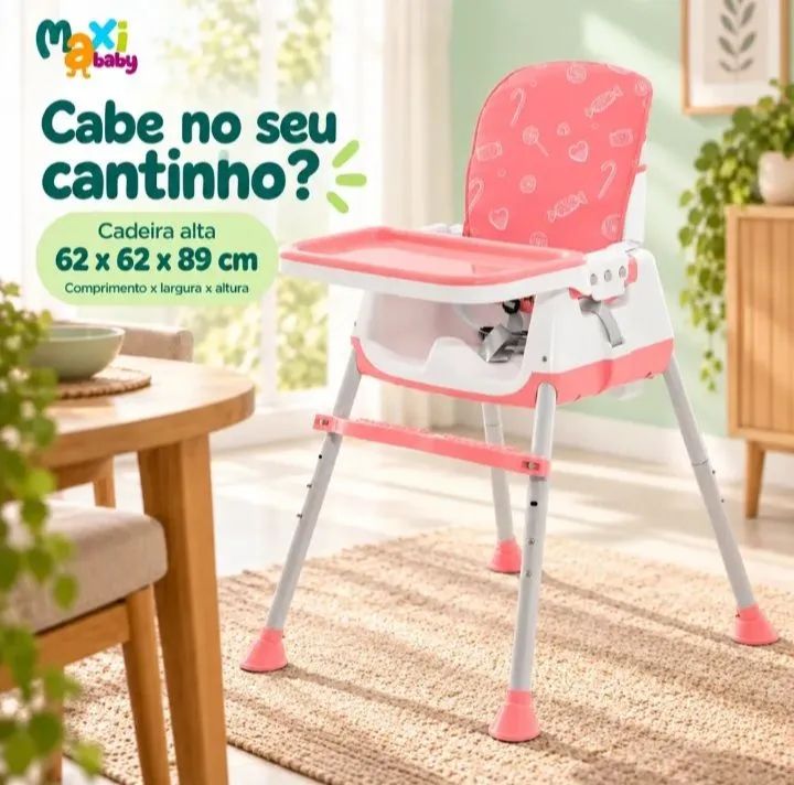 Cadeirinha de alimentação bebê 