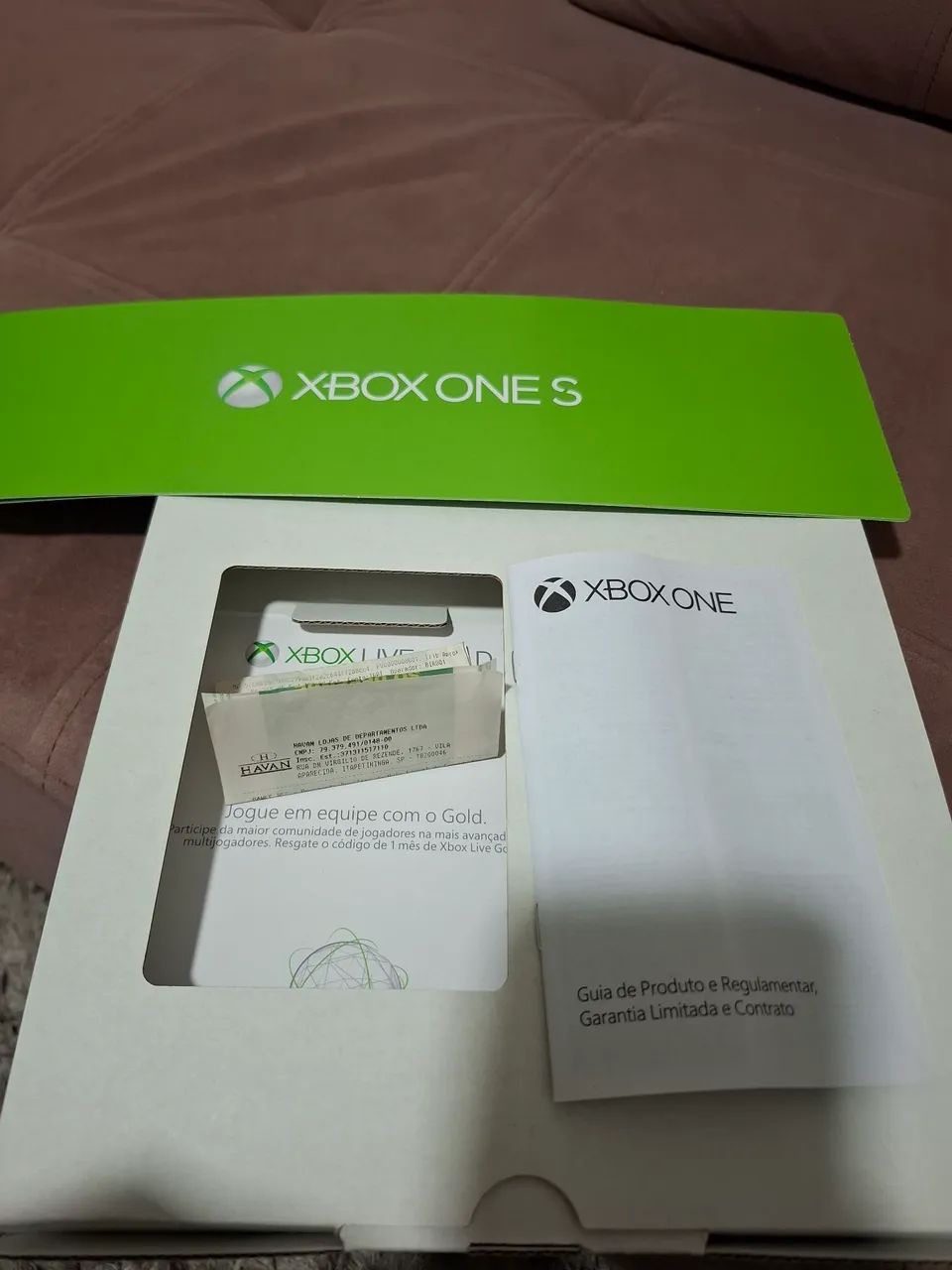 Xbox One S 1 TB com 1 controle e jogos. - Foto 3