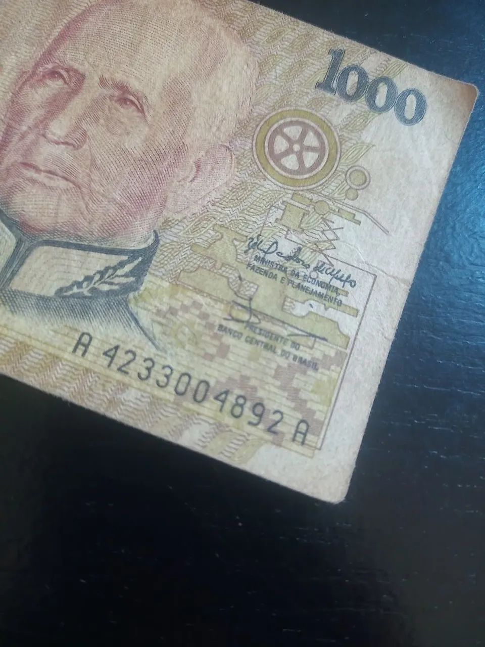 Cédula de 1000 Cruzeiros - Foto 3