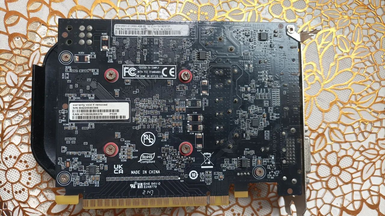 Placa de vídeo Geforce GTX 1050TI 4GB  - Foto 4