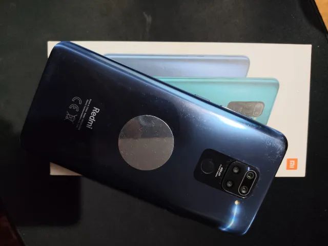 Celular semi novo Redmi Note 9 128gb Azul - Foto 3