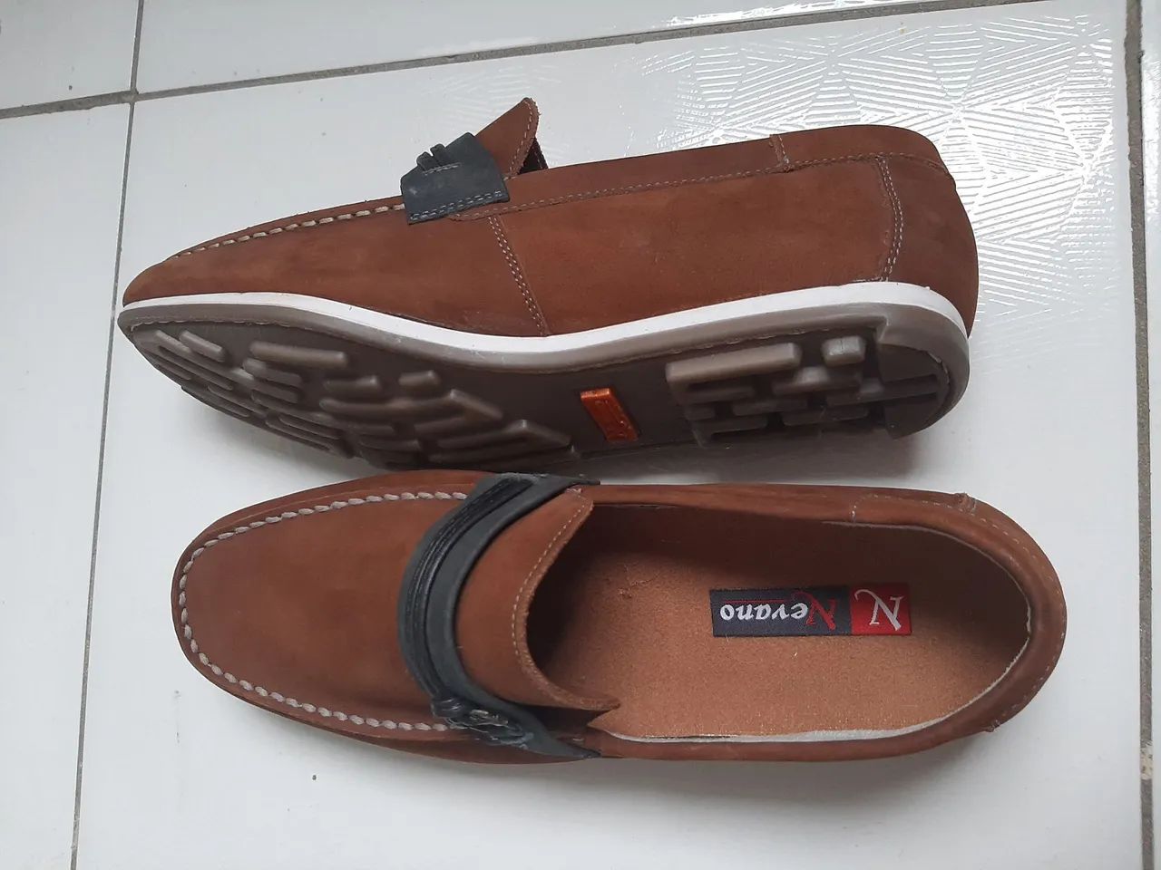 Sapato Casual Marrom - Foto 4