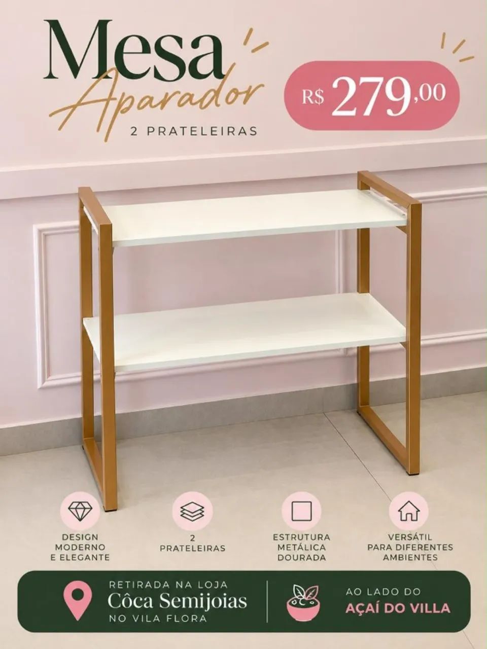 aparador, Mesa, Estante para Loja - Foto 5