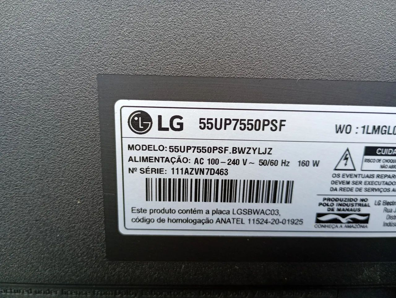 TV LG,55 polegadas  - Foto 4