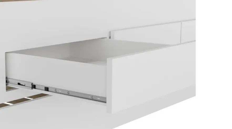  Beliche 3 em 1 MDF 100% + cama auxiliar + 2 Colchões  - Foto 5