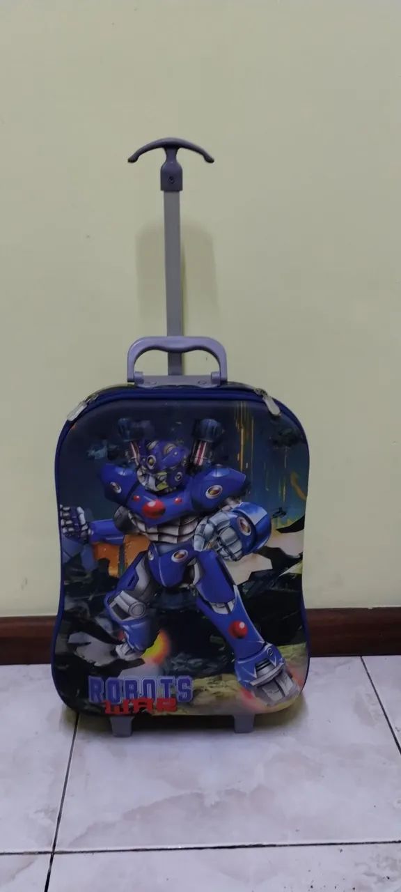 Mochila Transformers de carrinho roda 3D 
