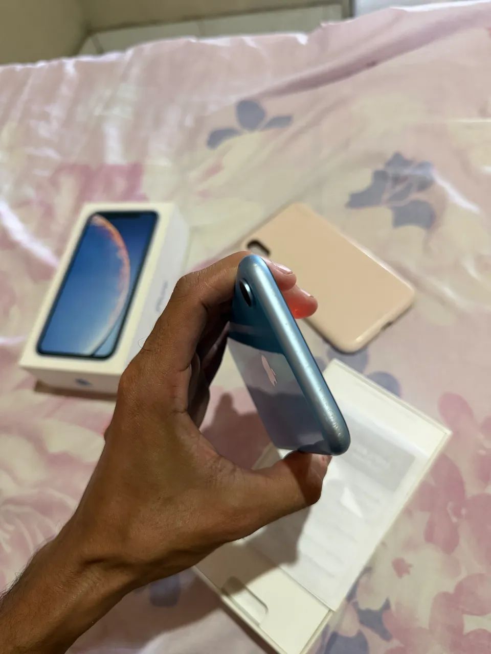 Iphone xr 64gb azul completo  - Foto 4