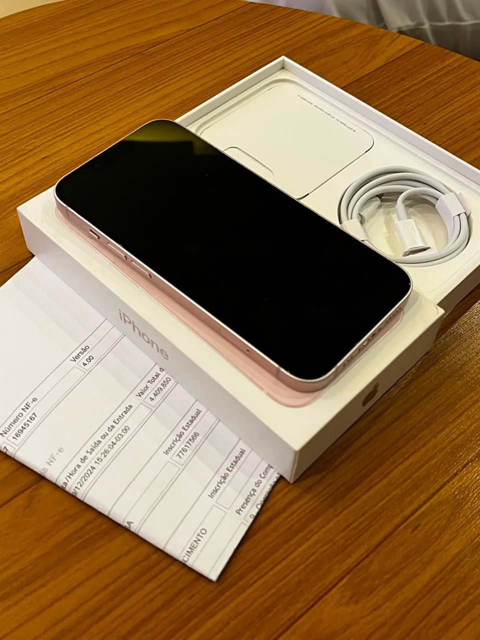 IPhone 13 Rosé caixa+ nota - Foto 3