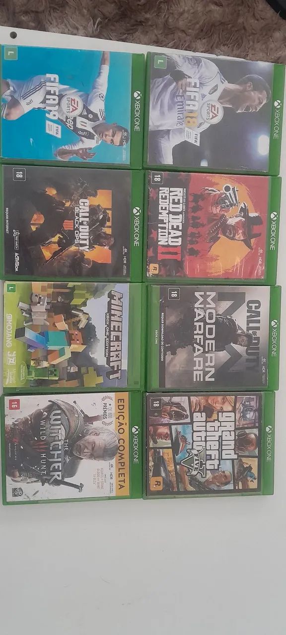 8 jogos de Xbox one