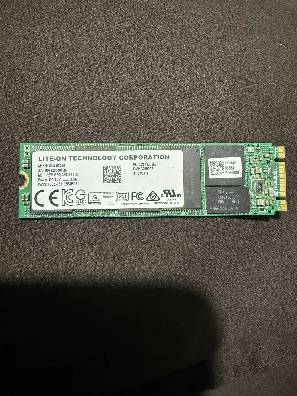 SSD M.2 SATA 256GB