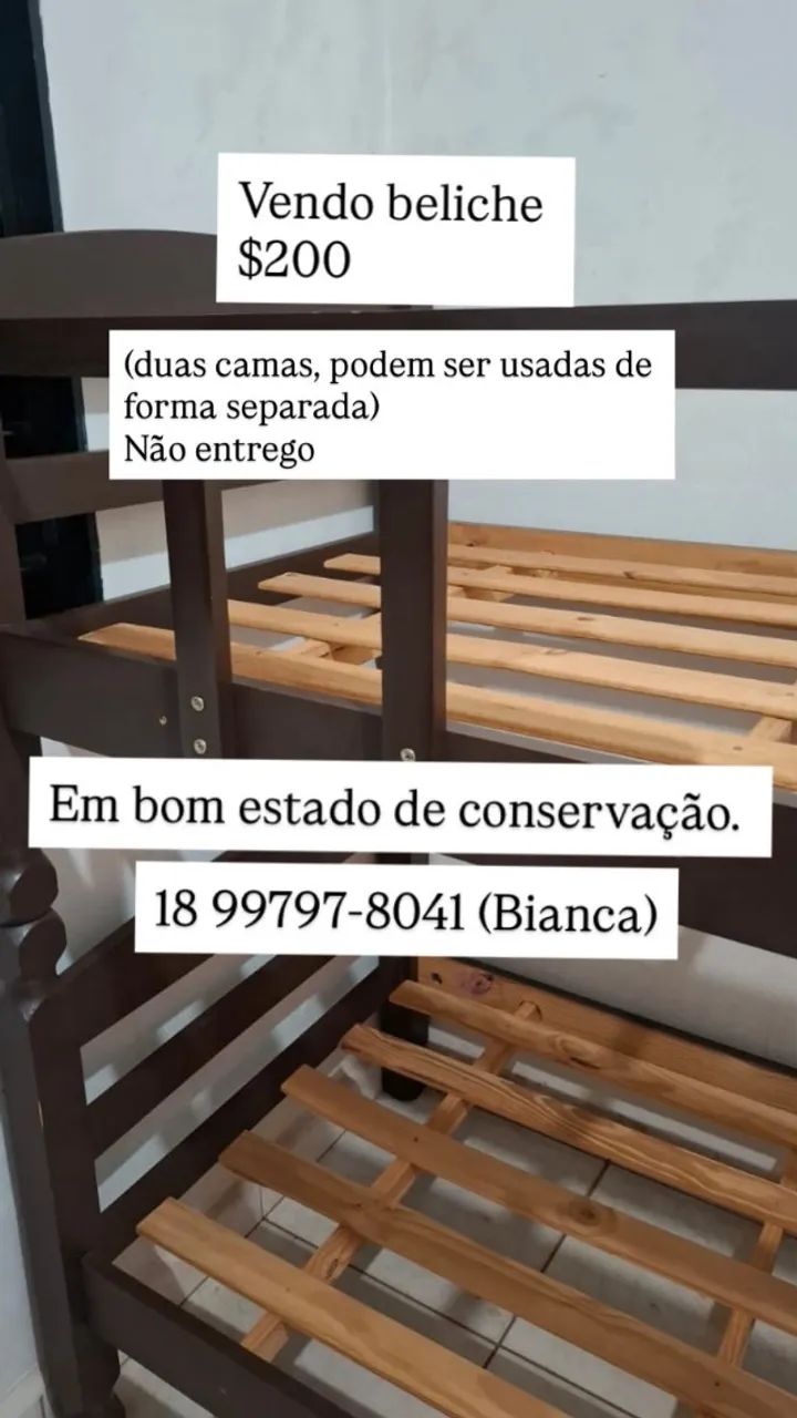 BELICHE EM ÓTIMO ESTADO E MATERIAL DE BOA QUALIDADE  - Foto 2