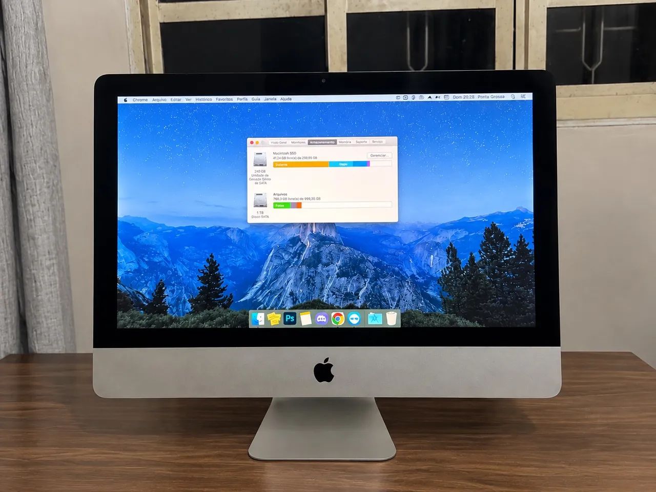 iMac Apple 21,5? + SSD 240GB + HD 1TB - Funcionando - Foto 2