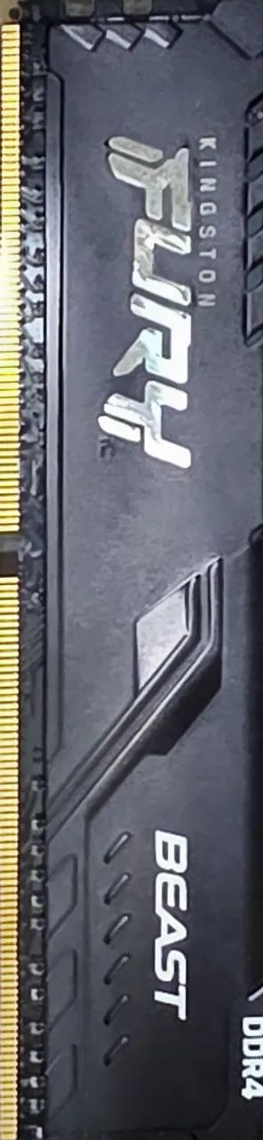 Memória RAM DDR4 Kingston Fury Beast 8GB 2666Mhz - Foto 3