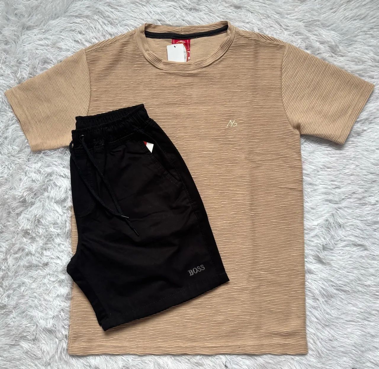 Kit Camisa Premium e Bermuda Sarja 