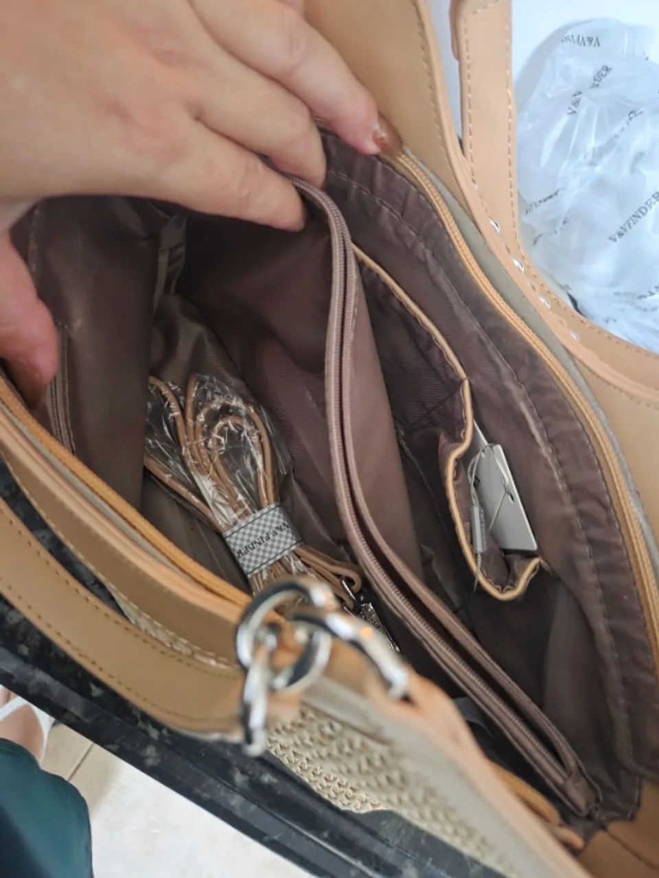 Bolsa com tramas  - Foto 2