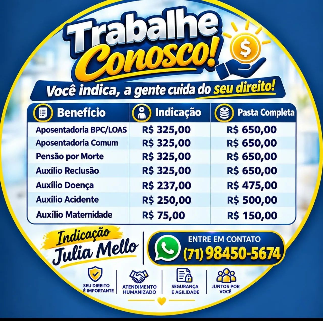 Vaga para assesor/a