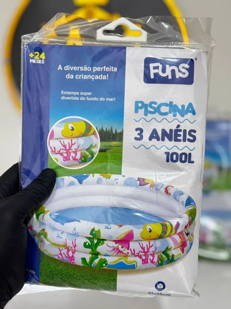 Piscina infantil 100L e 253 Litros - Foto 5