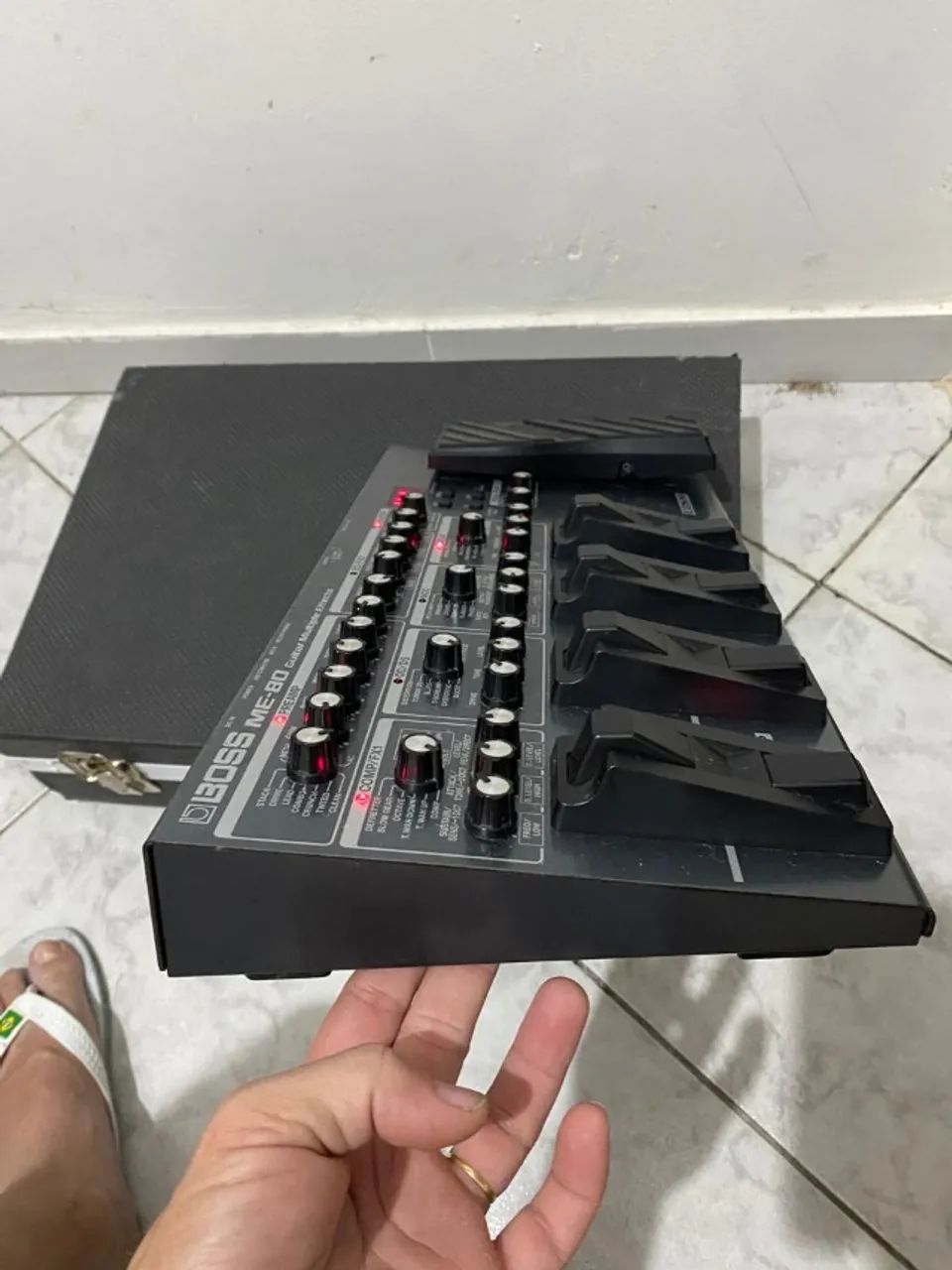 Pedaleira BOSS ME80 com case Rígido  - Foto 4