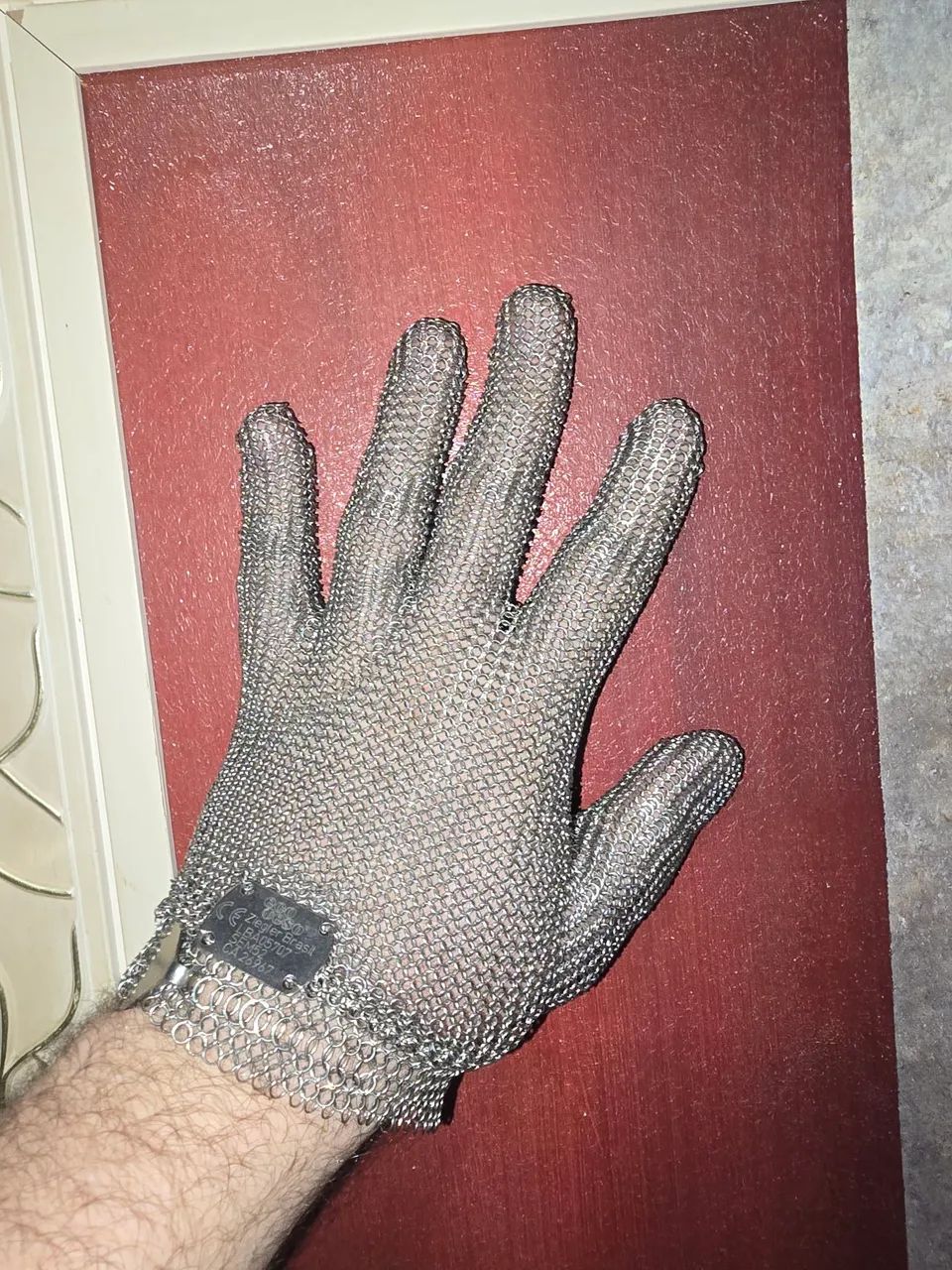 Luva de aço para açougueiro  - Foto 2