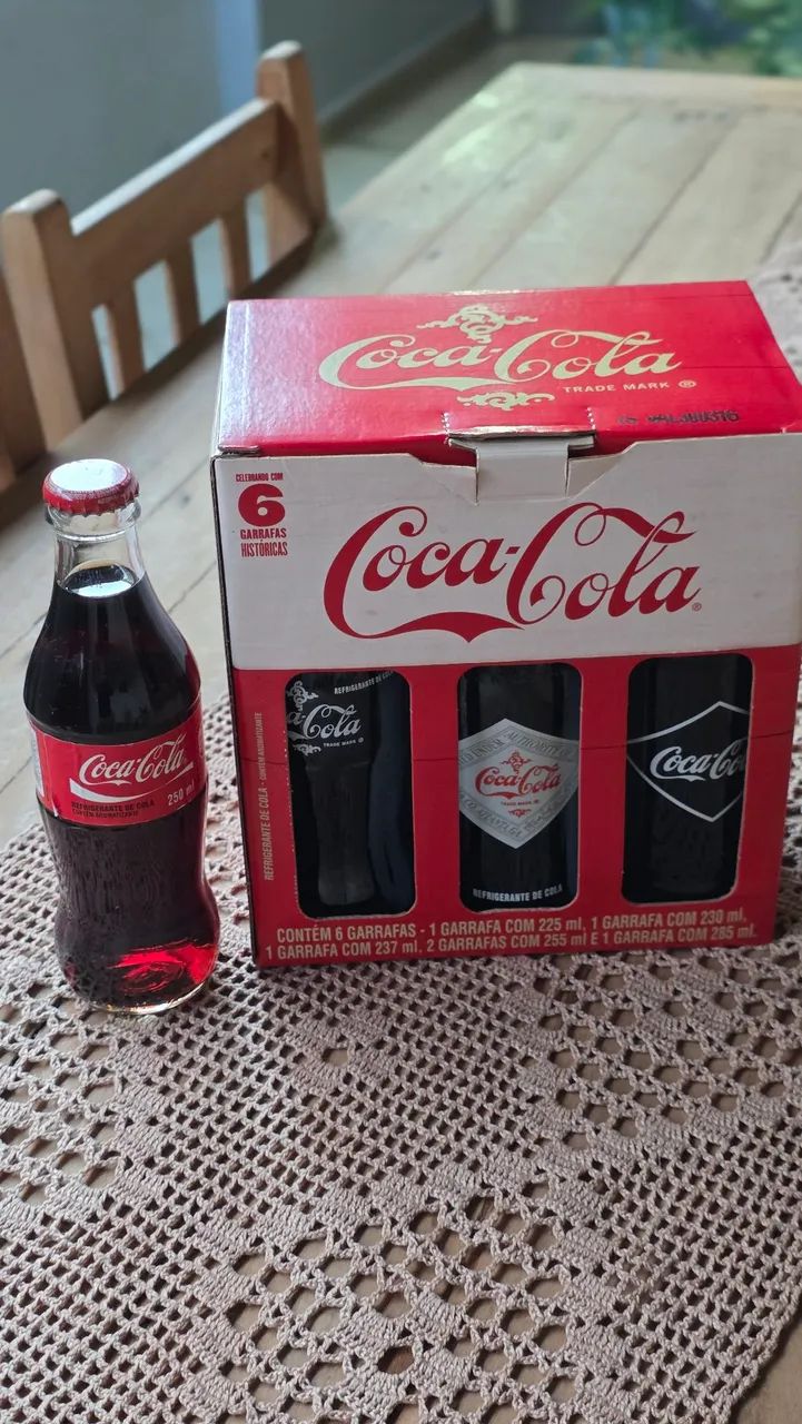Caixa Colecionável com 6 garrafas Coca Cola - Edição Especial  - Foto 3