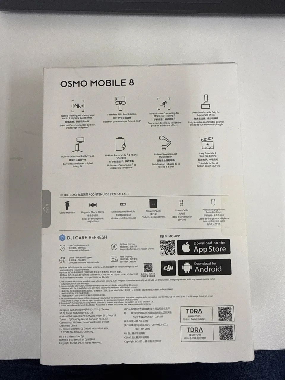 Gimbal osmo mobile 8