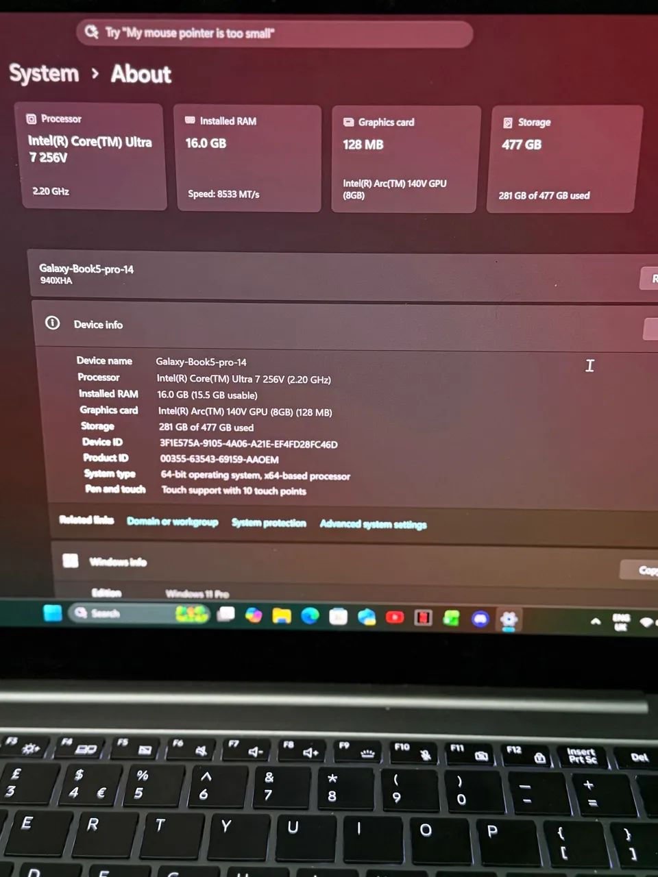 Galaxy Book 5 Pro (ainda não lançado no Brasil)  - Foto 4