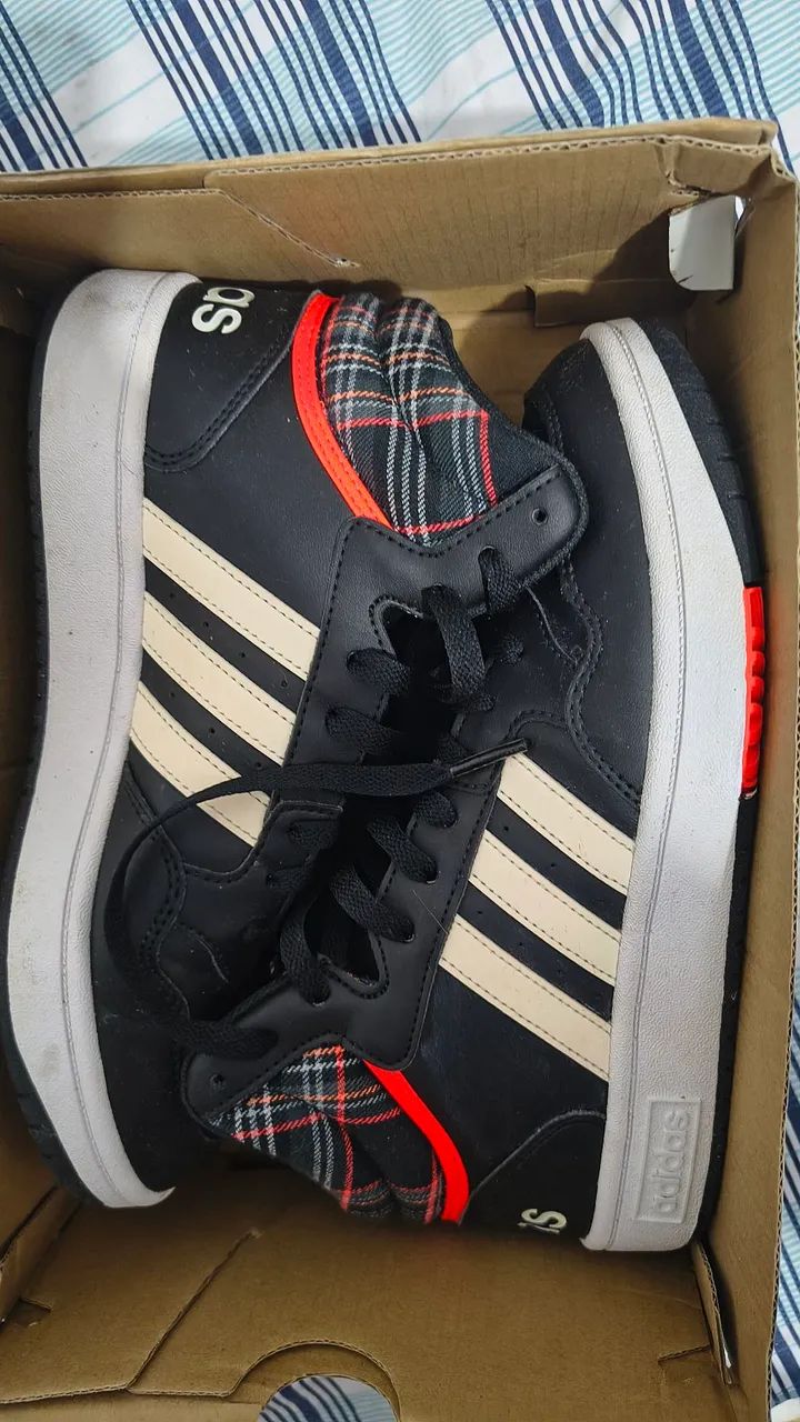 Adidas Mid cano alto Xadrez  - Foto 3